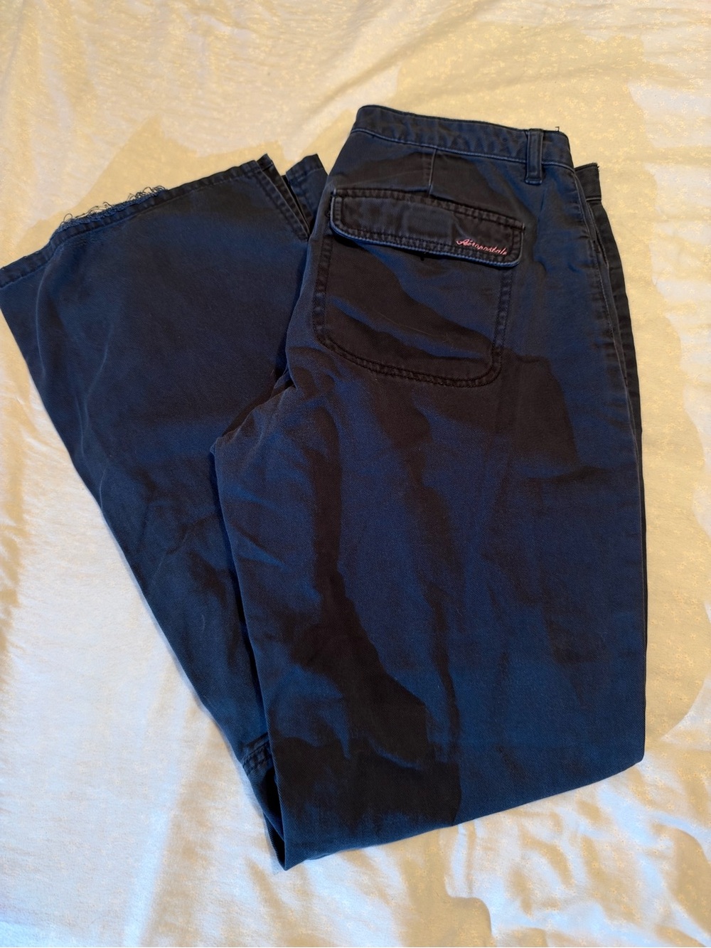 Vintage Aeropostale Cargo Short Cargo Shorts in Blue Waist 28
